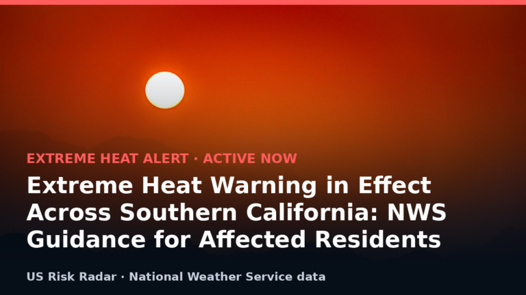 Extreme Heat Warning in Effect Across Southern California: NWS Guidance for Affected Residents 9 featured extreme heat warning in effect across southern cal v2 4