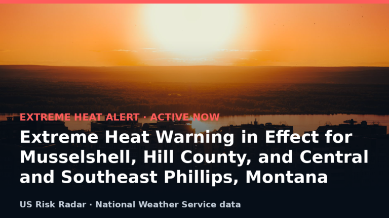 Extreme Heat Warning in Effect for Musselshell, Hill County, and Central and Southeast Phillips, Montana 8 featured extreme heat warning in effect for musselshell hil v2