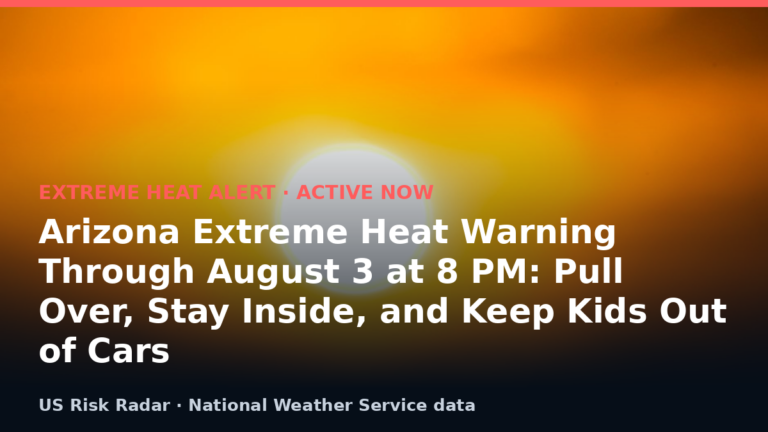 alert extreme heat warning az 2026 08 04