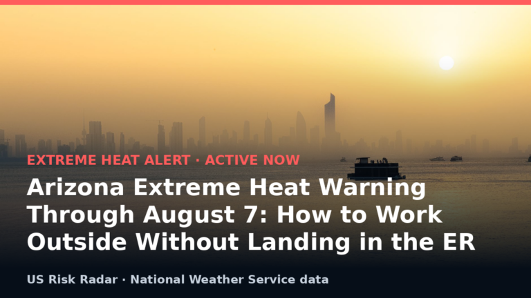 alert extreme heat warning az 2026 08 05