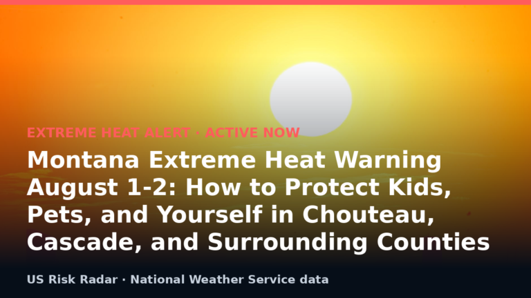 alert extreme heat warning mt 2026 08 02