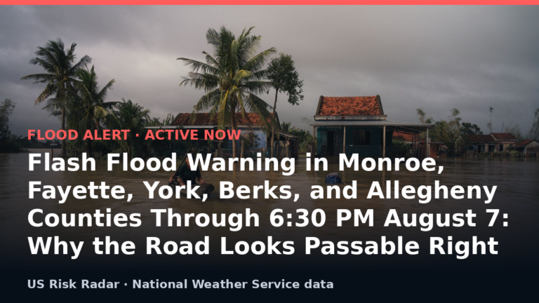 alert flash flood warning pa 2026 08 08
